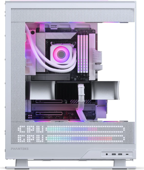 Phanteks Evolv X2 Matrix, weiß, Glasfenster