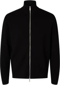 Selected Relaxed Fit Strickjacke schwarz (Herren)