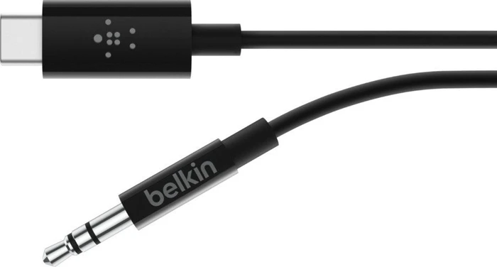 Belkin RockStar 3.5mm Audiokabel mit USB-C-Stecker 0.9m schwarz
