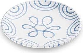 Gmundner Keramik Blaugeflammt Dessertteller Cup 20cm