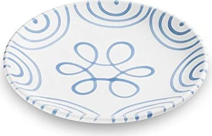 Gmundner Keramik Blaugeflammt Dessertteller Cup 20cm