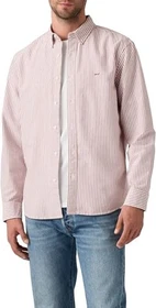 Levi's Authentic Button-Down Hemd langarm waylon stripe/russet brown (Herren)
