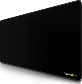 Titanwolf Yellow Stroke XXL Speed Gaming-Mauspad, schwarz/gelb