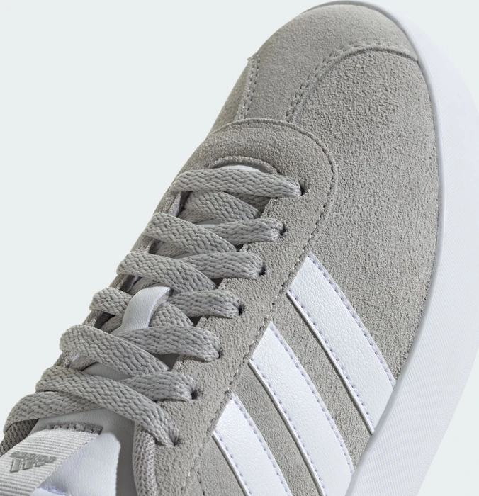 adidas VL Court 3.0 grey two/cloud white/silver metallic (Damen)