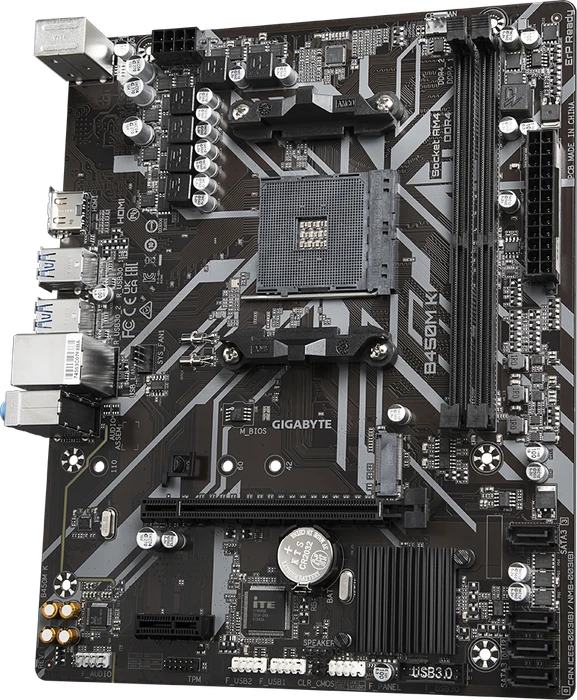 GIGABYTE B450M K (AMD AM4)