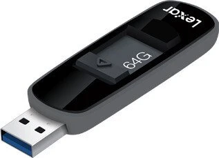 Lexar JumpDrive S75 64GB schwarz, USB-A, USB 3.2 Gen 1×1