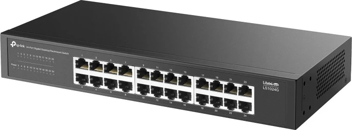 TP-Link LS100 LiteWave Desktop Gigabit Switch, 24x RJ-45