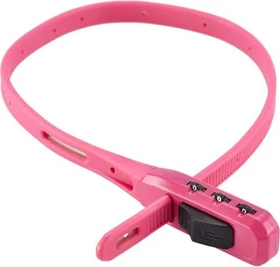 Hiplok Z Lok Combo Kabelschloss, Zahlenkombination rosa