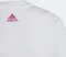 adidas Essentials Linear Logo Cotton Slim Fit T-Shirt kurzarm white/semi lucid fuchsia (Junior) Vorschaubild