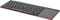 InLine Wireless Aluminium Slim schwarz/rot, USB, DE Vorschaubild