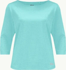 Jack Wolfskin Jwp Funktionsshirt 3/4 fresh ice (Damen)