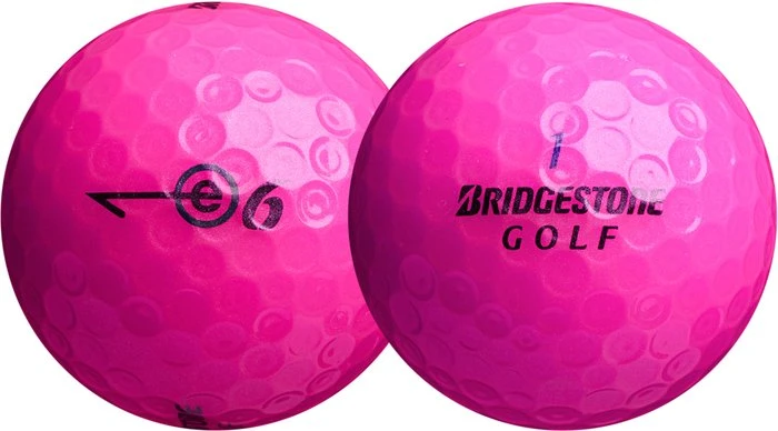 Bridgestone Golf e6 Golfbälle rosa, 12 Stück – Bild 2 von 2