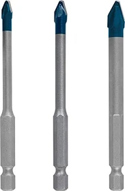 Bosch Professional EXPERT HEX-9 HardCeramic Fliesenbohrer-Sortiment, 3-tlg.