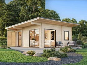 Palmako Cecilia 27.2m² Gartenhaus natur