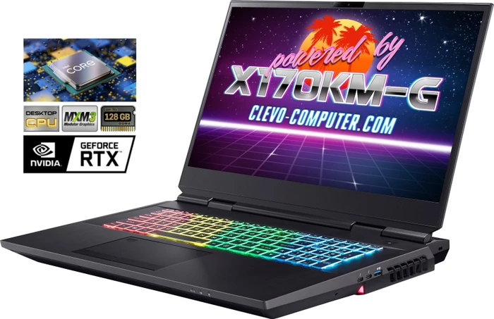 Clevo X170KM-G, Core i5-10600KF, 32GB RAM, 512GB SSD, GeForce RTX 3080, DE