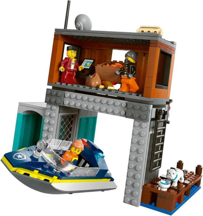 LEGO City - Polizeischnellboot und Ganovenversteck