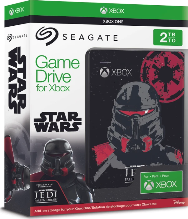 Seagate Game Drive for Xbox - Jedi Special Edition, 2TB, USB 3.0 Micro-B