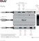 Club 3D 8in1 Hub, USB-C 3.0 [Stecker] Vorschaubild