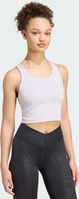 adidas All Me Medium-Support Bra Tanktop Sport-BH frozen purple melange (Damen)