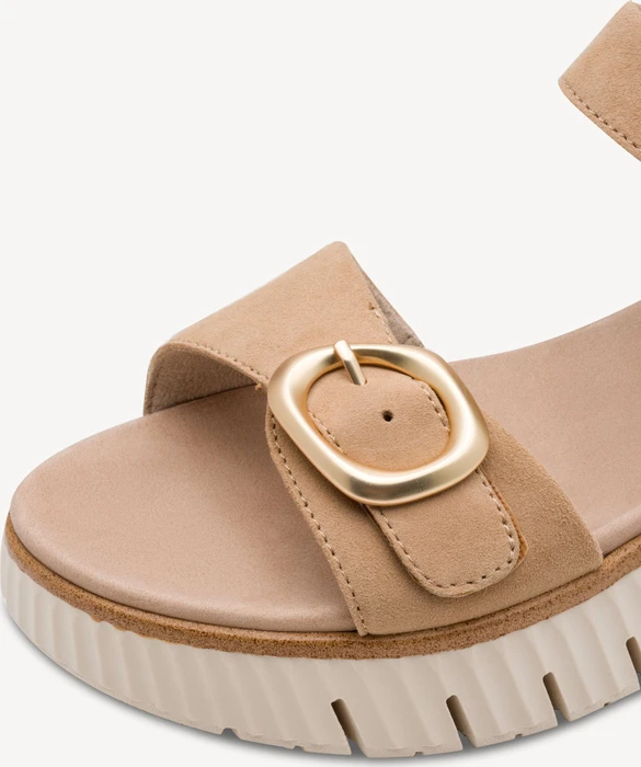 Tamaris Comfort Wide Fit camel suede (Damen)