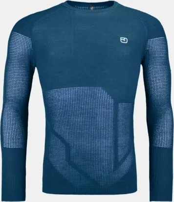Ortovox Merino Thermovent Funktionsshirt langarm petrol blue (Herren)