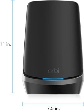 Netgear Orbi Wi-Fi 6E, 960 Serie RBSE960B, Satellit, AXE11000, schwarz