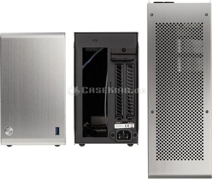 DAN Cases A4-SFX V2, silber, Mini-ITX