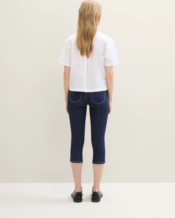Tom Tailor Kate Caprijeans Jeans rinsed blue denim (Damen)