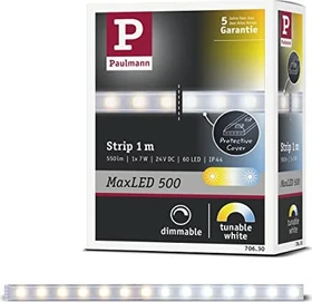 Paulmann MaxLED Tunable White Strip LED-Streifen beschichtet 1m