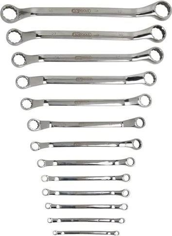 KS Tools Doppelringschlüssel Schraubenschlüsselsatz, 13-tlg.