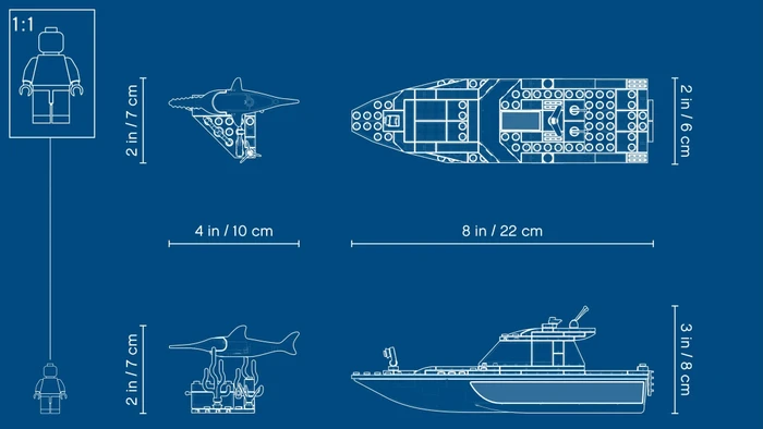 LEGO City Starke Fahrzeuge - Tauchyacht