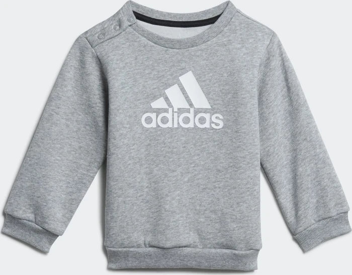 adidas Badge of Sport Trainingsanzug medium grey heather/white (Junior)