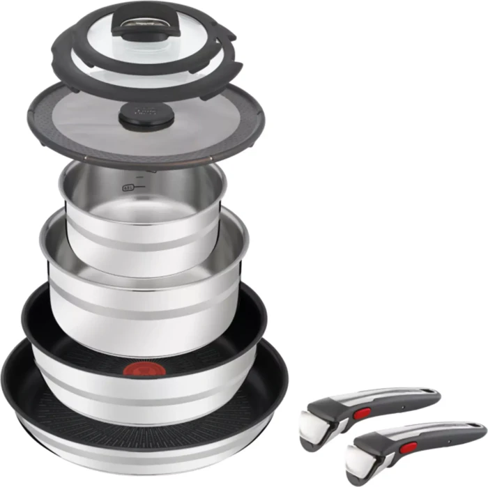 Tefal L97699 Jamie Oliver Ingenio Kochtopf-Set, 9-tlg.