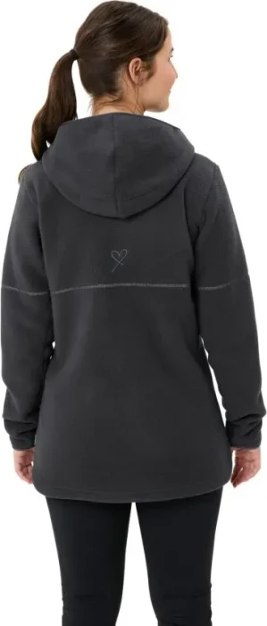 Vaude Neyland II Fleece Hooded Jacke phantom black (Damen)