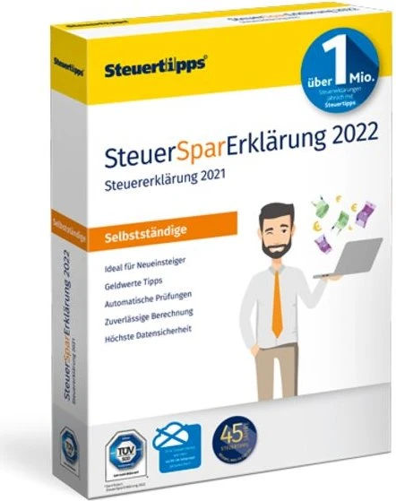 Akademische Arbeitsgemeinschaft SteuerSparErklärung für Selbstständige 2022 (deutsch) (PC)