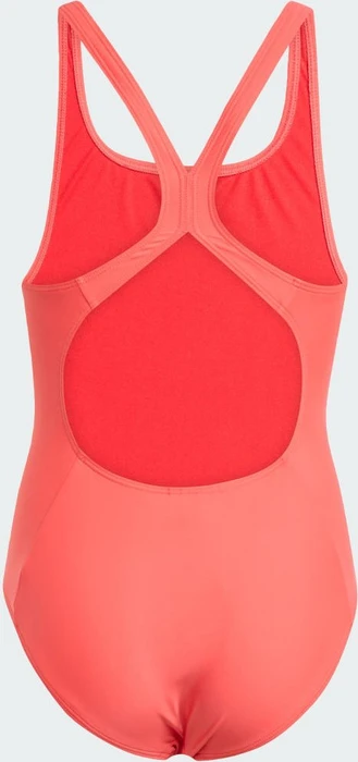 adidas 3-Streifen C-Back Badeanzug semi lucid red/white (Junior)