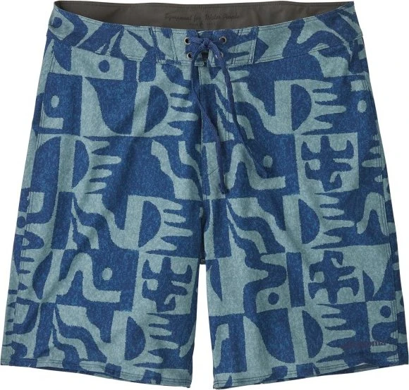 Patagonia Hydropeak 18" Badeshorts mother tree/clement blue (Herren)