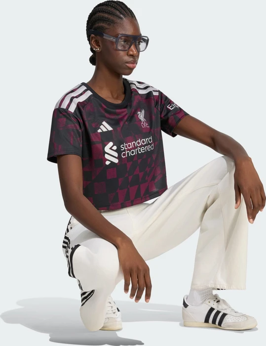 adidas Liverpool FC Crop-Top 2026/2027 Ausweichtrikot kurzarm (Damen)