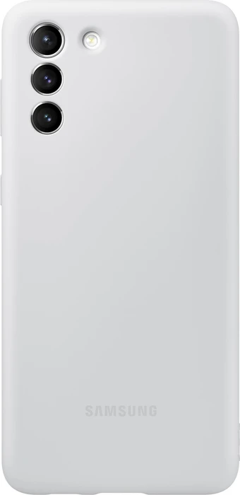 Samsung Silicone Cover für Galaxy S21+ grau