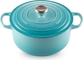 Le Creuset Signature Gusseisen Bräter rund 26cm 5.3l karibik
