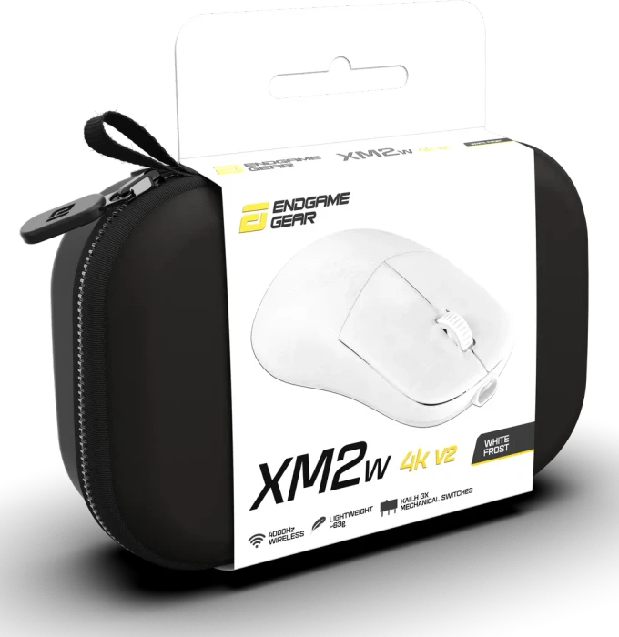 Endgame Gear XM2w 4k v2 Wireless Gaming Mouse White Frost, USB