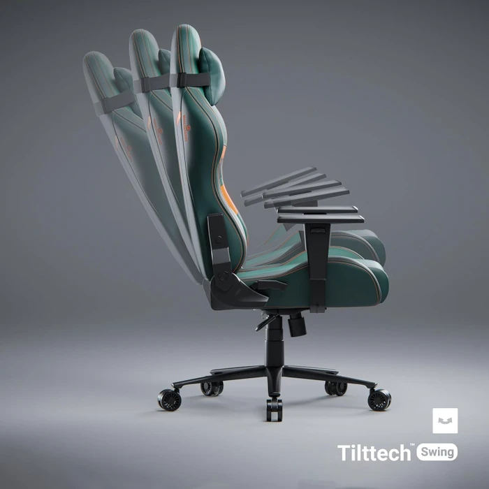 Diablo Chairs X-One 2.0 Normal Gamingstuhl, World of Tanks Edition, grün/orange