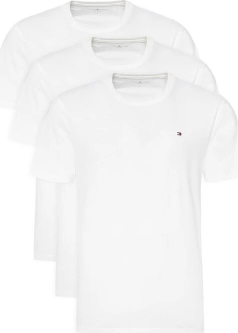 Tommy Hilfiger Signature Lounge Jersey 3er-Pack T-Shirt kurzarm weiß (Herren)