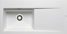 Pyramis Tekton (100x51) 1B 1D LH Einbau Becken links snow