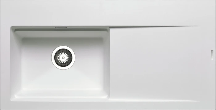 Pyramis Tekton (100x51) 1B 1D LH Einbau Becken links snow