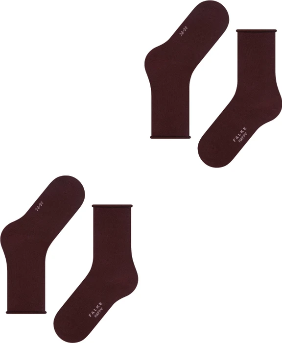 Falke Happy Socken barolo, 2 Paare (Damen)
