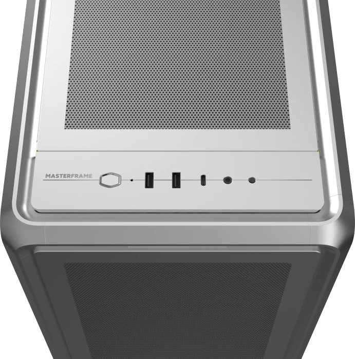 Cooler Master MasterFrame 600 Mesh, silber, Glasfenster