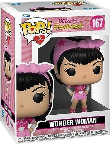 FunKo Pop! Heroes - DC Bombshells - Wonder Woman Breast Cancer Awareness