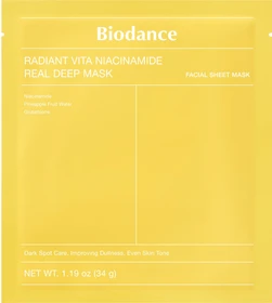 Biodance Radiant Vita Niacinamide Real Deep Maske, 1 Stück
