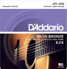D'Addario 80/20 Bronze Custom Light